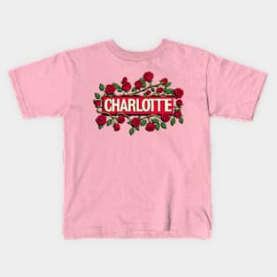 Charlotte Roses Kids T-Shirt